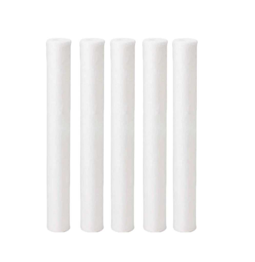 multiple spun filter cartridges