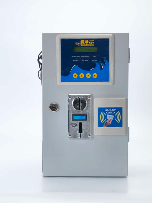 Ro con Coin + Smart card Based Water ATM