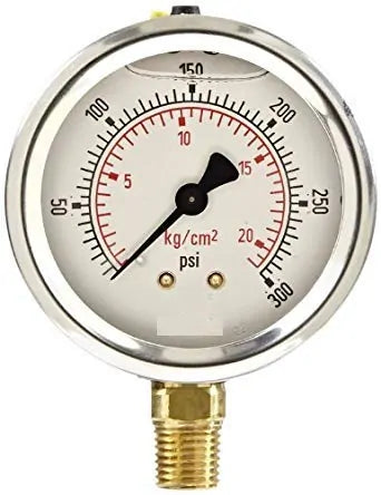 0 to 21 Kg/Cm2 Bottom Connection Pressure Gauge