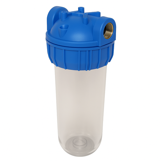 10 Inch Slim Clear Water Filter Housing – Standard Size for Home Water Purifiers