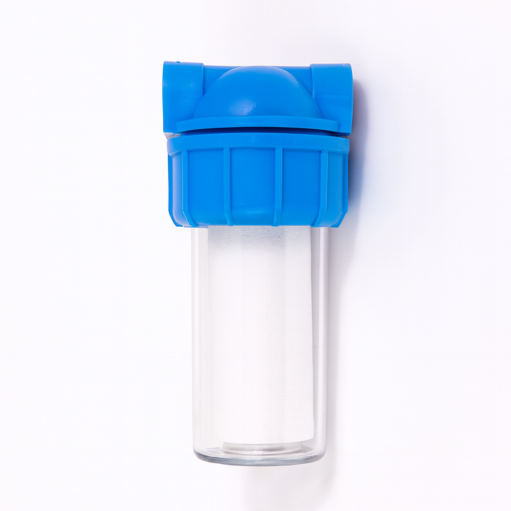 5 Inch Slim Clear Water Filter Housing – Compact Design for RO & Pre-Filtration